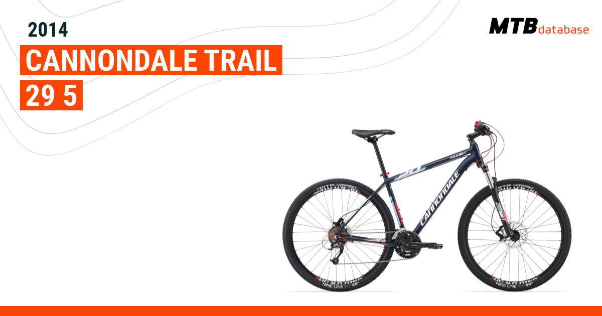 2014 Cannondale Trail 29 5 Specs Reviews Images Mountain