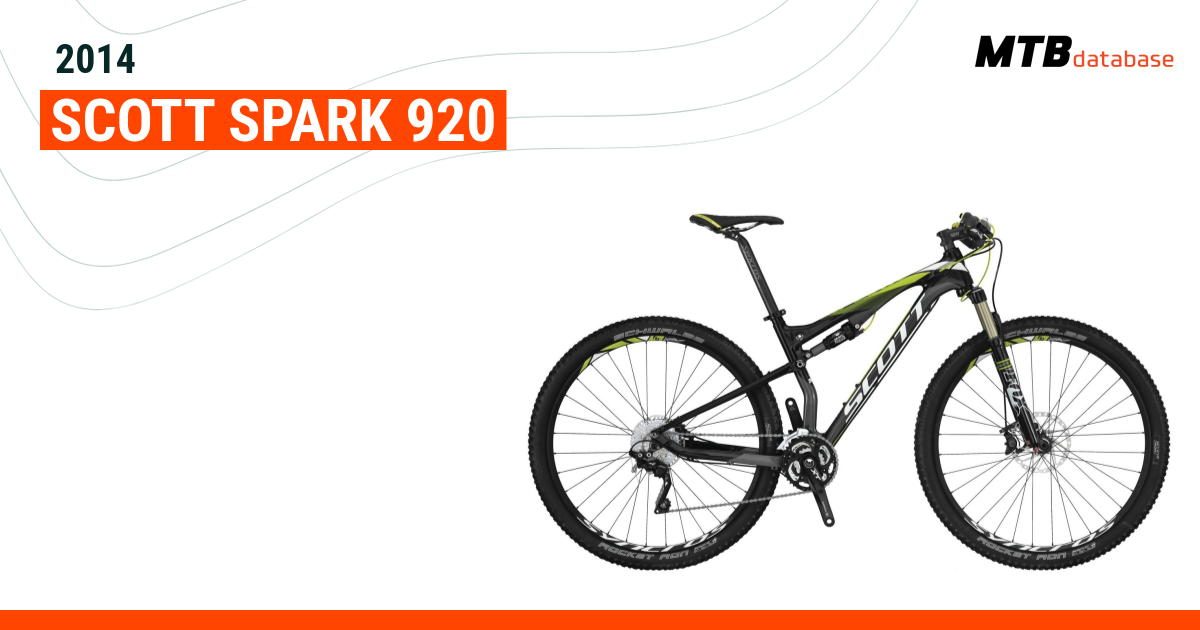 Scott spark hot sale 920 2014