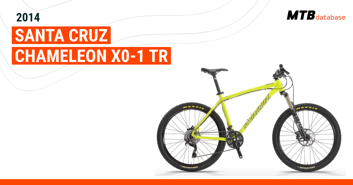 2014 Santa Cruz Chameleon X0 1 TR Specs Reviews Images