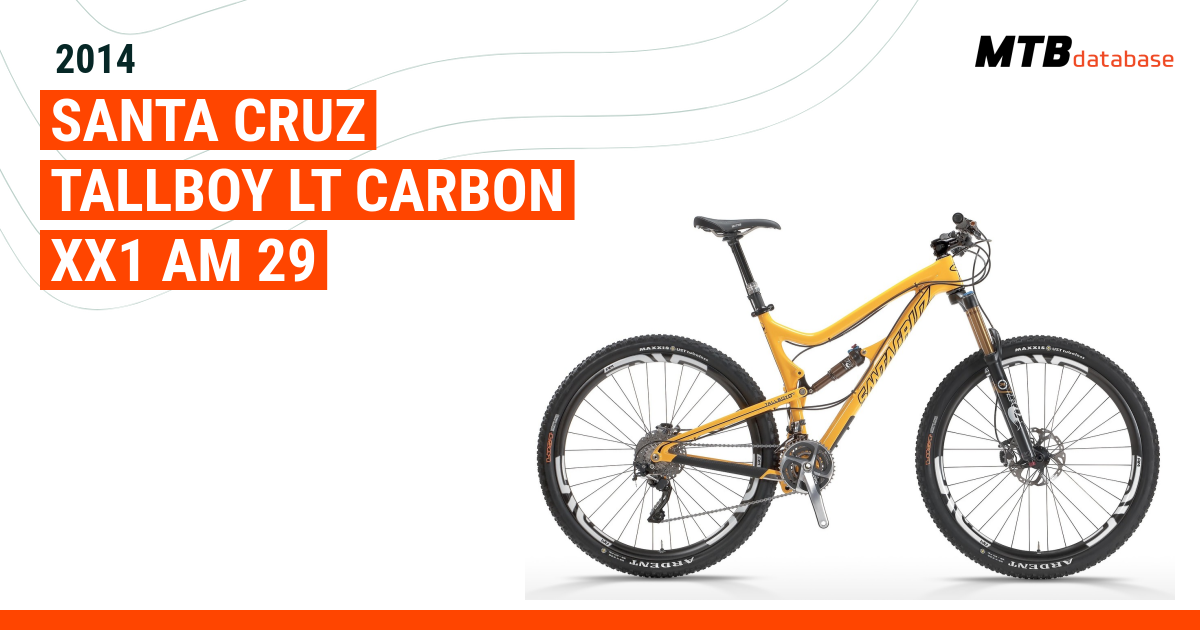 2014 Santa Cruz Tallboy LT Carbon XX1 AM 29 Specs Reviews