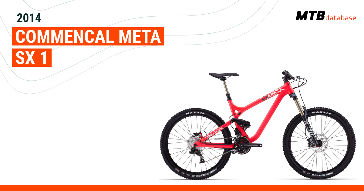 Commencal meta sx deals 2014