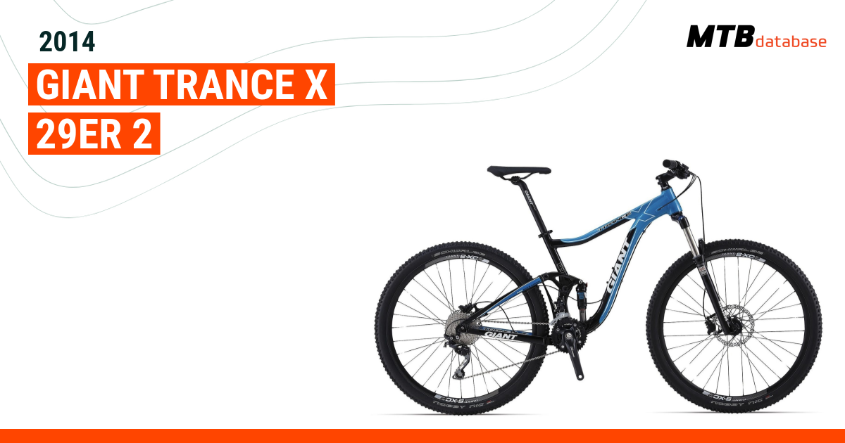 Giant trance best sale x 29er 2014