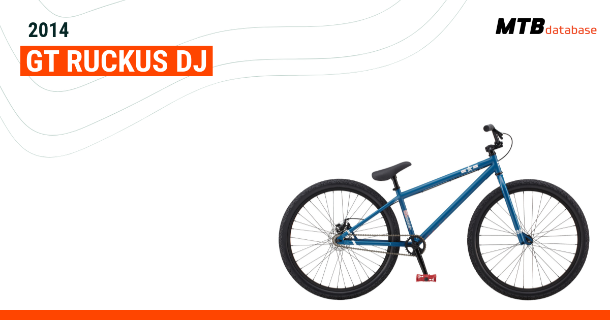 自転車本体 2014 GT Ruckus DJ Zero Dirt Jump MTB Found a 2014 GT Ruckus DJ zero for 200usd, seems to be in