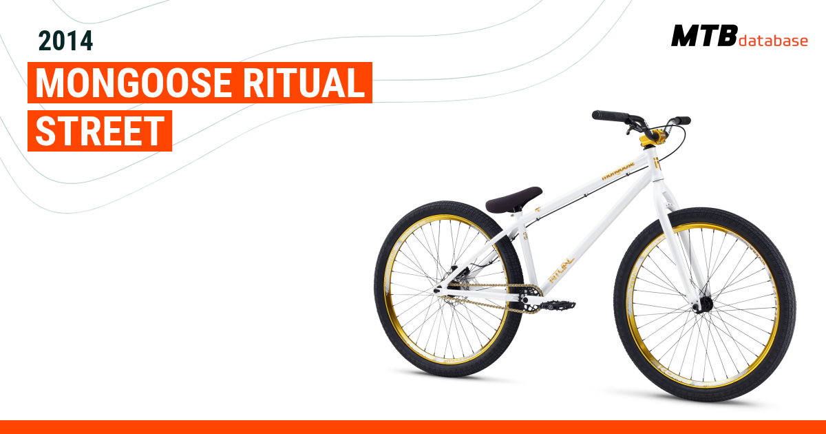 使用僅か 2014 MONGOOSE RITUAL 26 STREET マングース