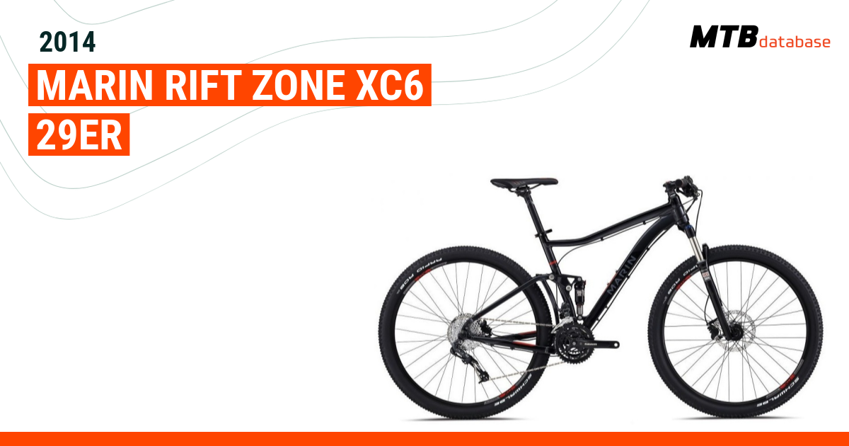 りん‼️ 2014 Marin Rift Zone XC6 29er - Specs, Reviews, Images