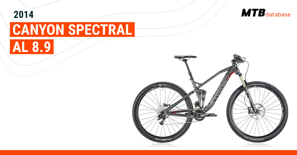 Canyon cheap spectral 8.9