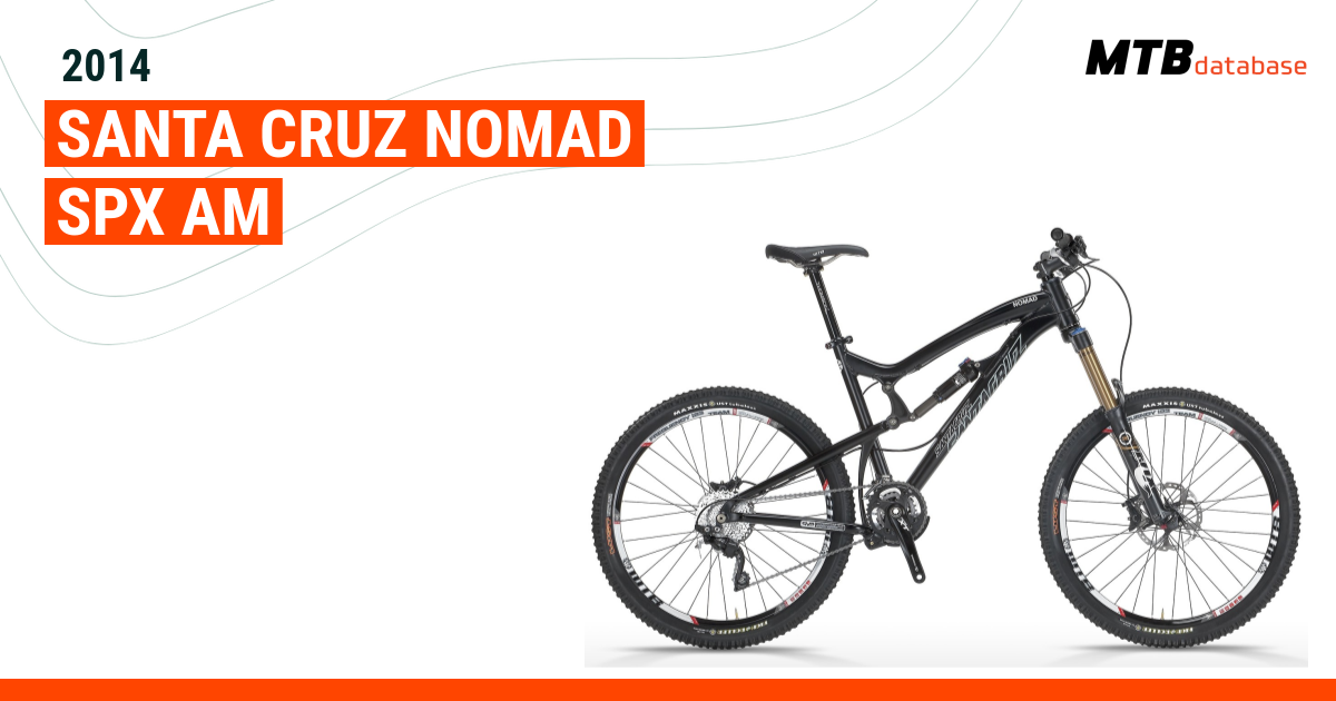 2014 Santa Cruz Nomad SPX AM Specs Reviews Images Mountain Bike Database