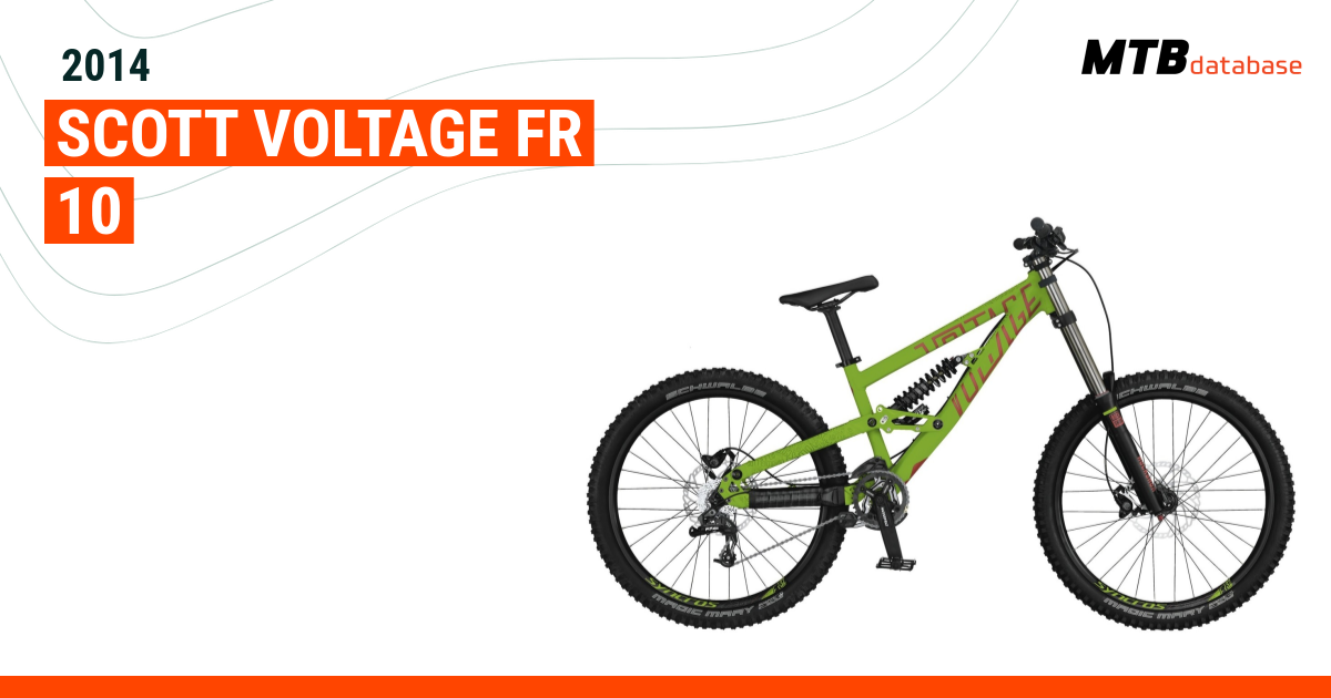 2014 Scott Voltage FR 10 Specs Reviews Images Mountain Bike