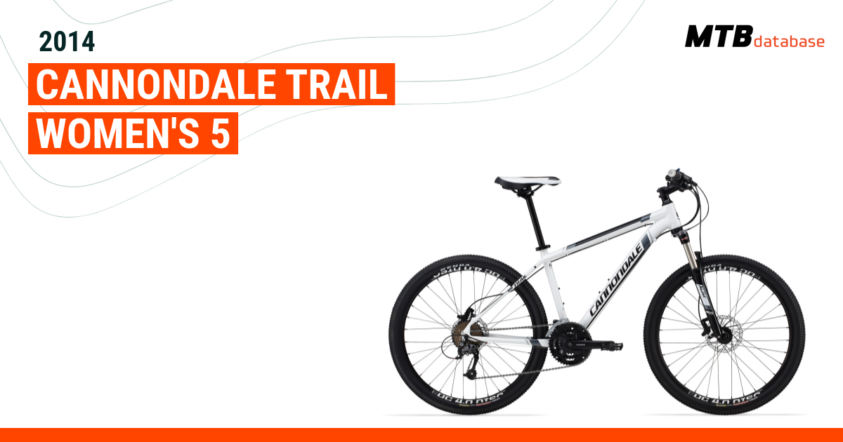 2014 Cannondale Trail Women s 5 Specs Reviews Images