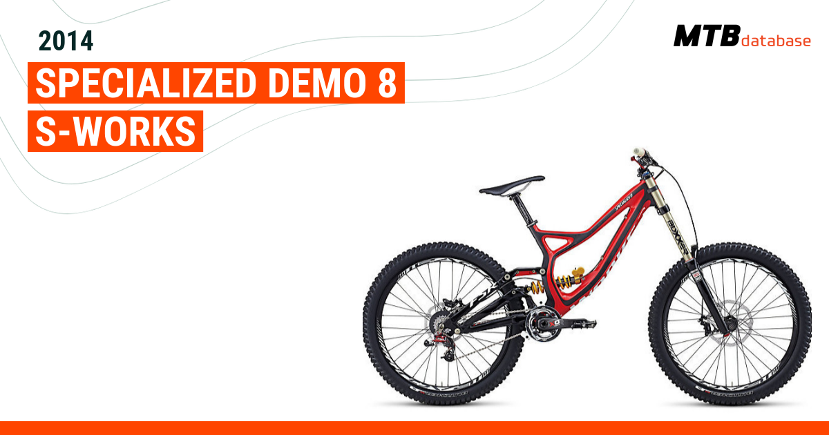 2014 Specialized Demo 8 S-Works - Specs, Reviews, Images 