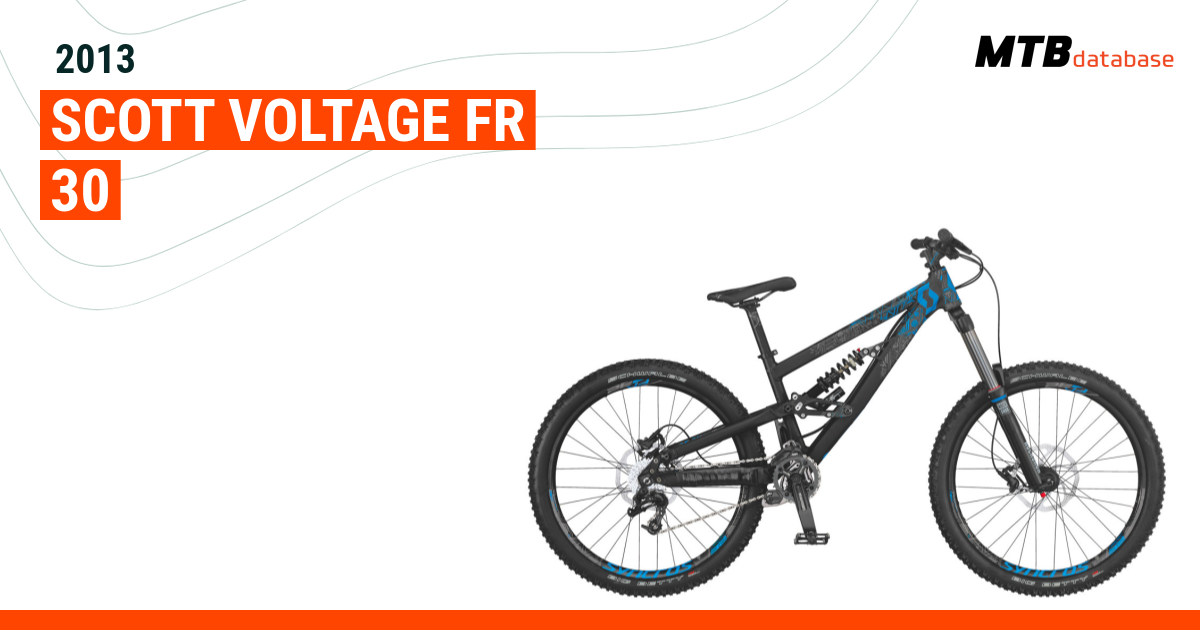 2013 Scott Voltage FR 30 Specs Reviews Images Mountain Bike