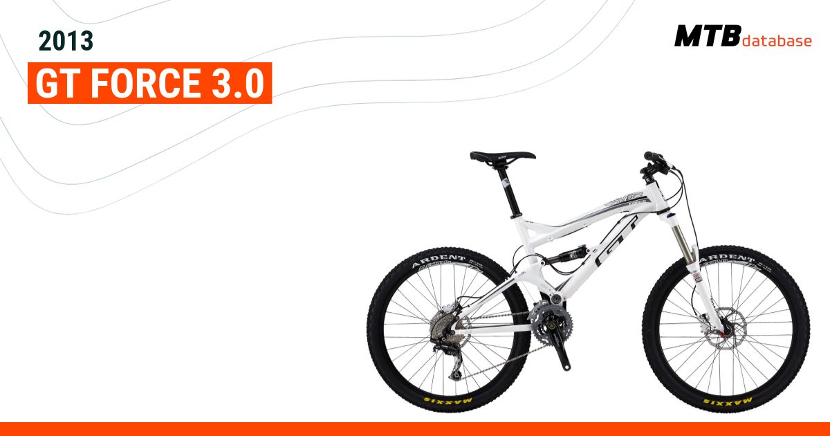 gt force 3.0 mountain bike