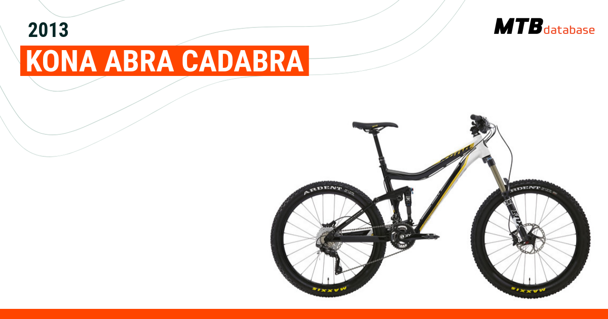 2013 Kona Abra Cadabra Specs Reviews Images Mountain Bike Database