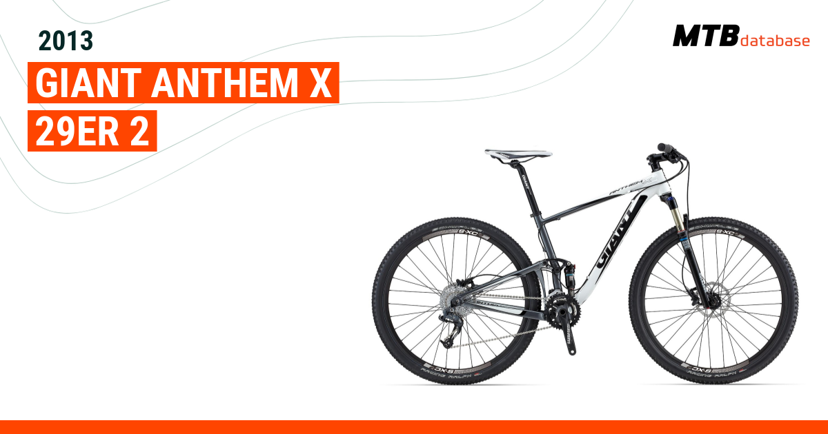 2013 Giant Anthem X 29er 2 Specs Reviews Images Mountain Bike Database