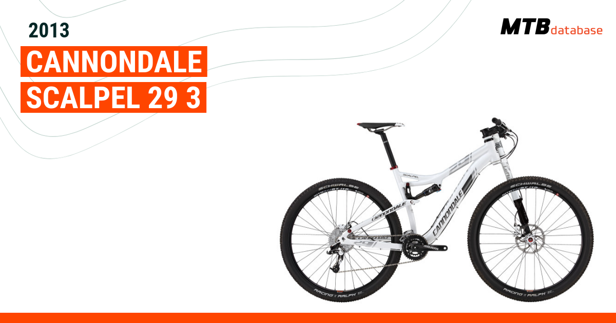 Cannondale best sale scalpel 2013