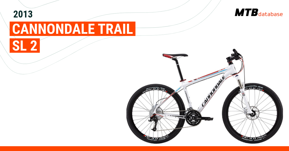 Cannondale trail 2024 sl2 2013