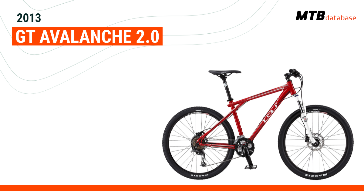 gt avalanche 2.0 26 inch