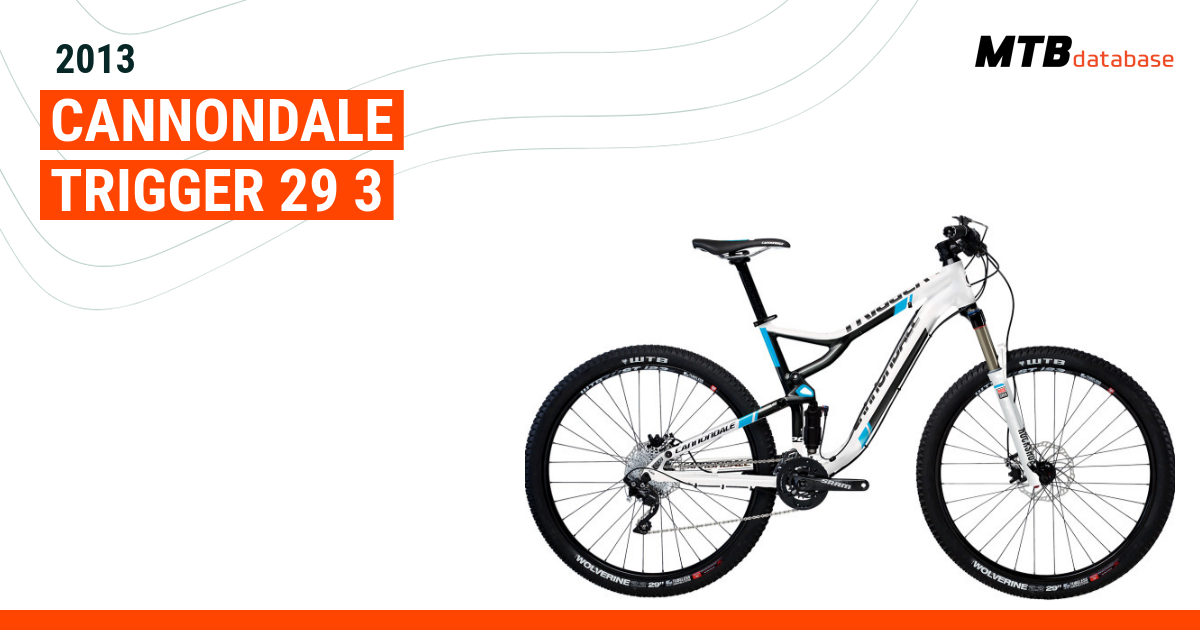 Cannondale best sale trigger 2013