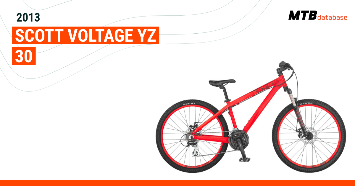 2013 Scott Voltage YZ 30 Specs Reviews Images Mountain Bike