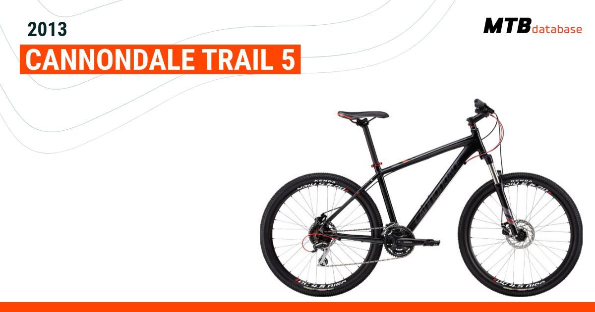 2013 Cannondale Trail 5 Specs Reviews Images Mountain Bike