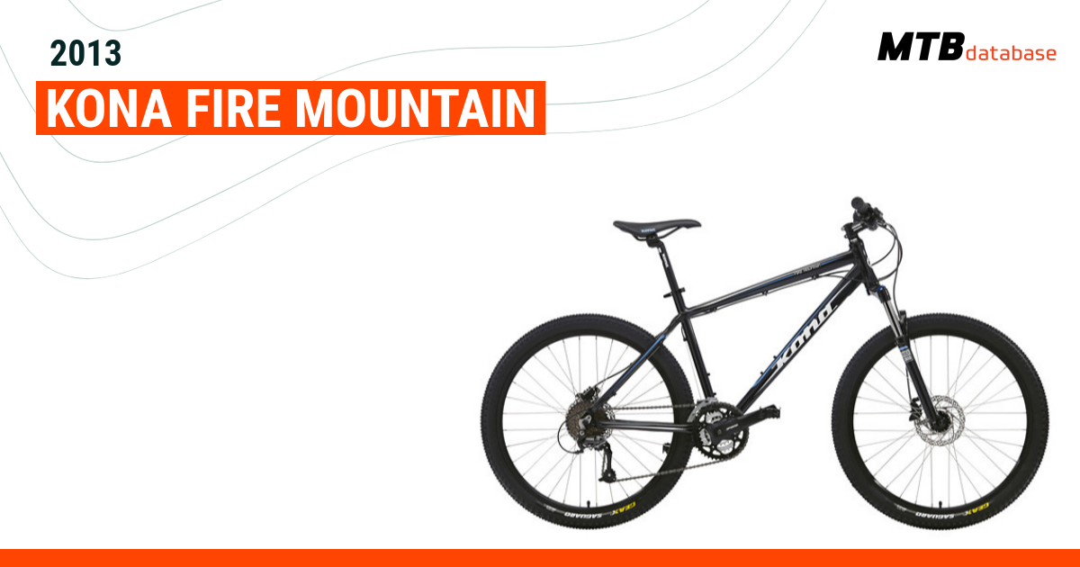 2013 Kona Fire Mountain - Specs, Reviews, Images - Mountain Bike Database