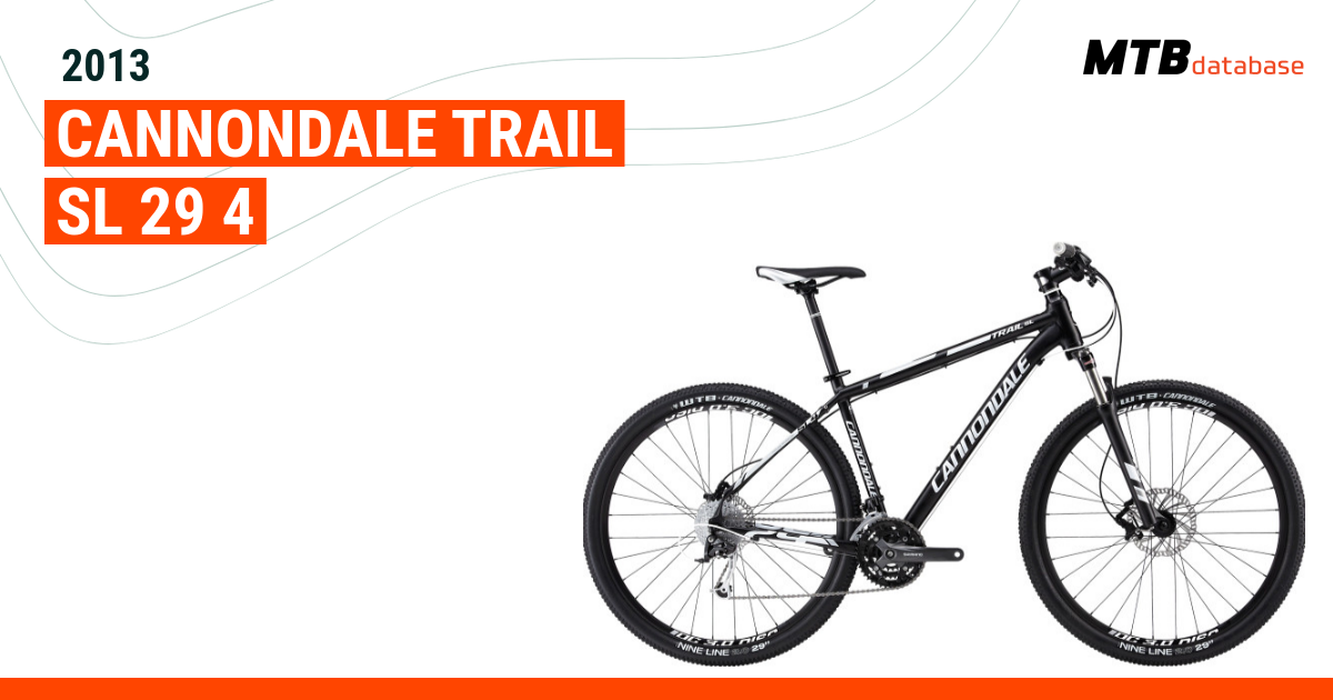 Cannondale trail sl online 29er 4