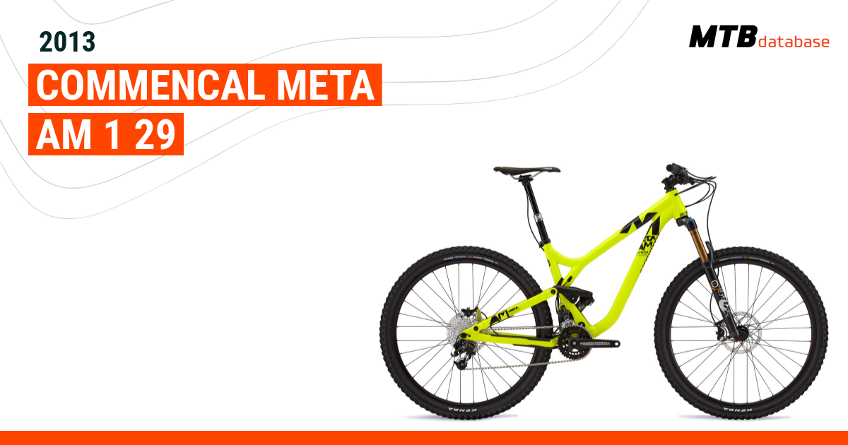 2013 Commencal Meta AM 1 29 Specs Reviews Images Mountain