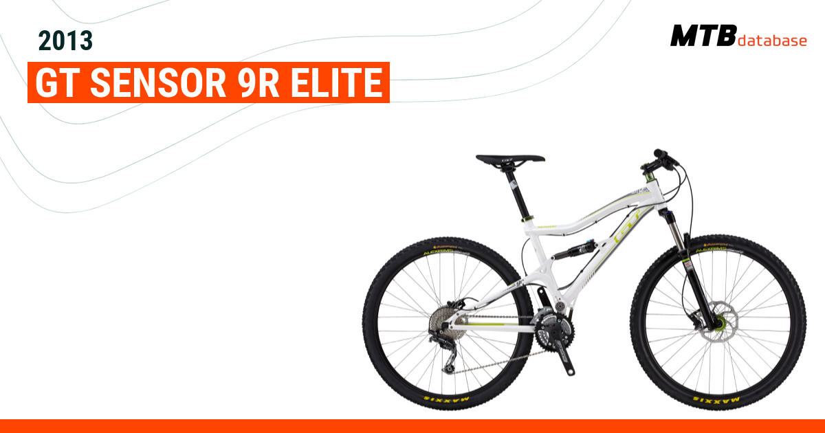 2013 GT Sensor 9R Elite Specs Reviews Images Mountain Bike Database