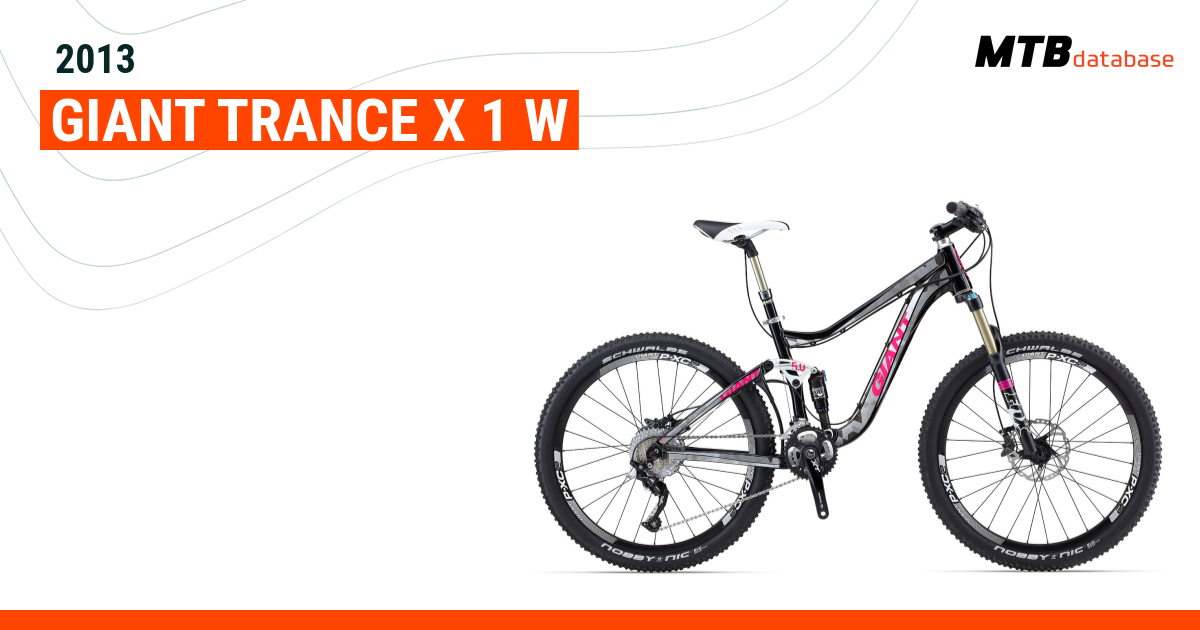 Giant trance discount x1 29er 2013