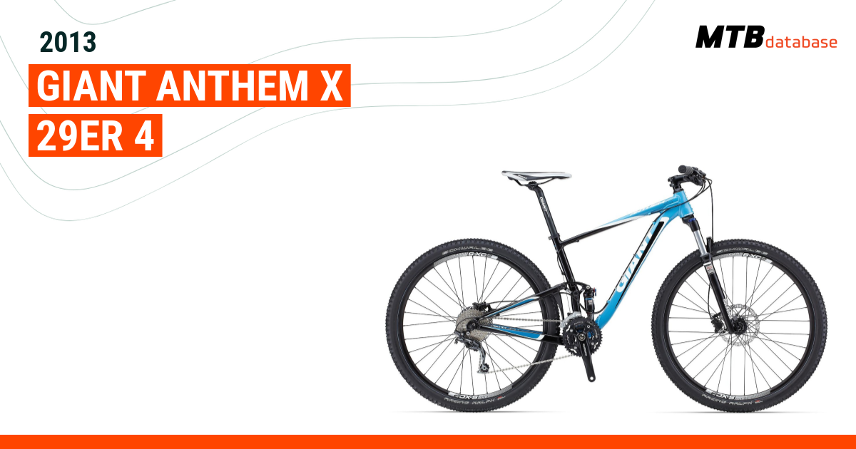 2013 giant anthem hot sale x 29er 4