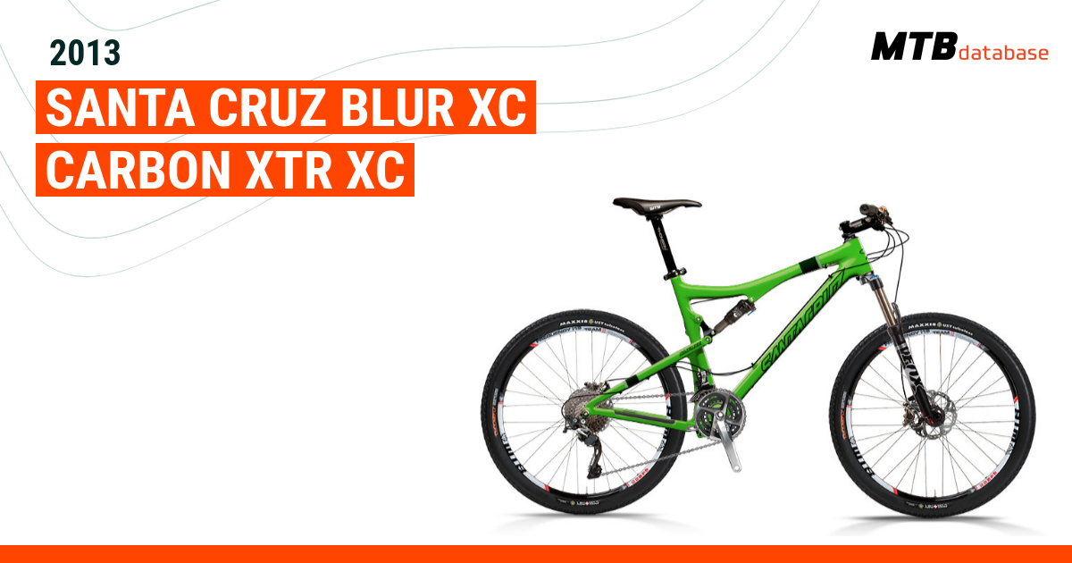 2013 Santa Cruz Blur XC Carbon XTR XC Specs Reviews Images