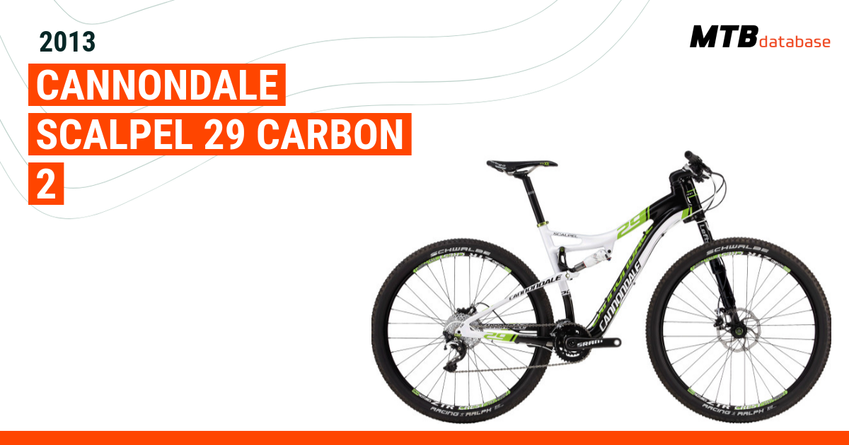 Cannondale scalpel carbon 2 clearance 2013