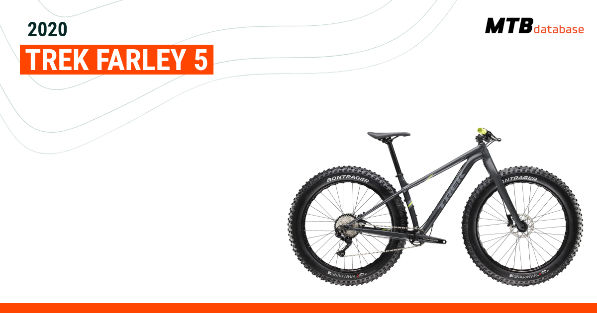 Trek farley 5 fat deals bike 2020