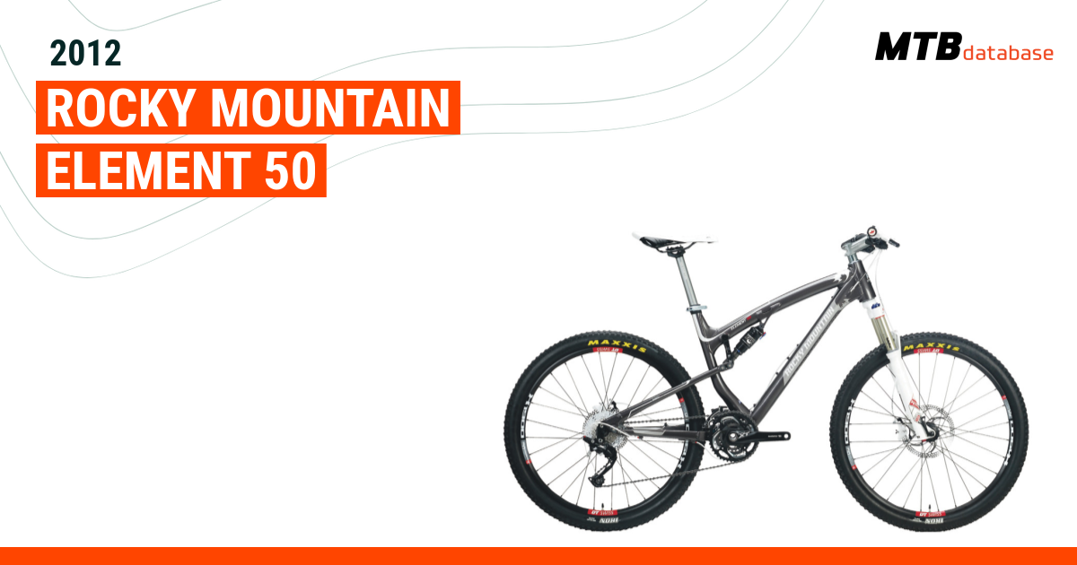 2012 Rocky Mountain Element 50 Specs Reviews Images Mountain Bike Database