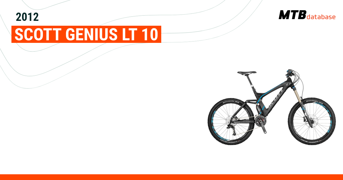 Scott genius 10 online carbon 2012