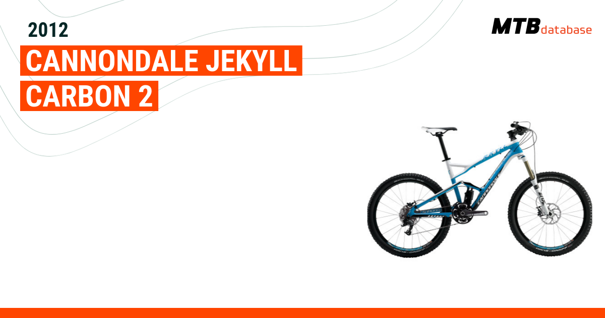 Cannondale jekyll carbon 2 hot sale 2012