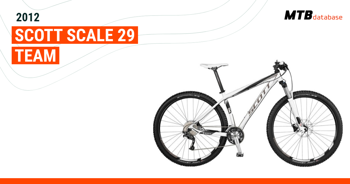 Scott scale team 29 hot sale