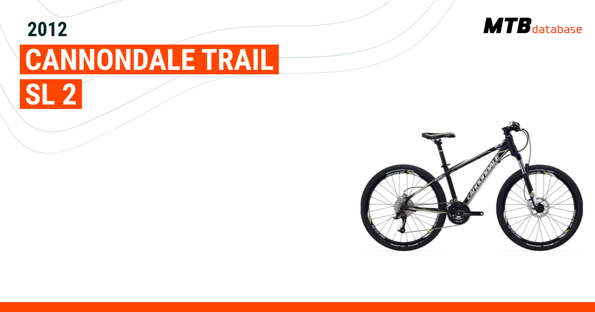 Cannondale trail sl 2 sales 2012