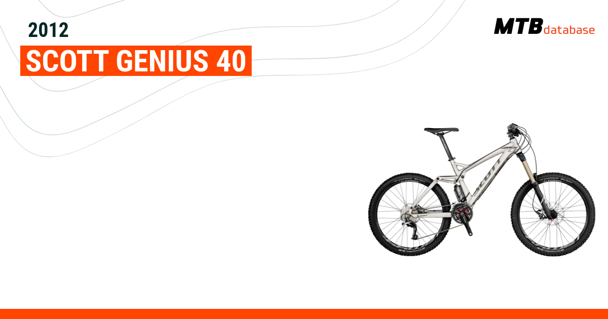 Scott genius on sale 40 2010