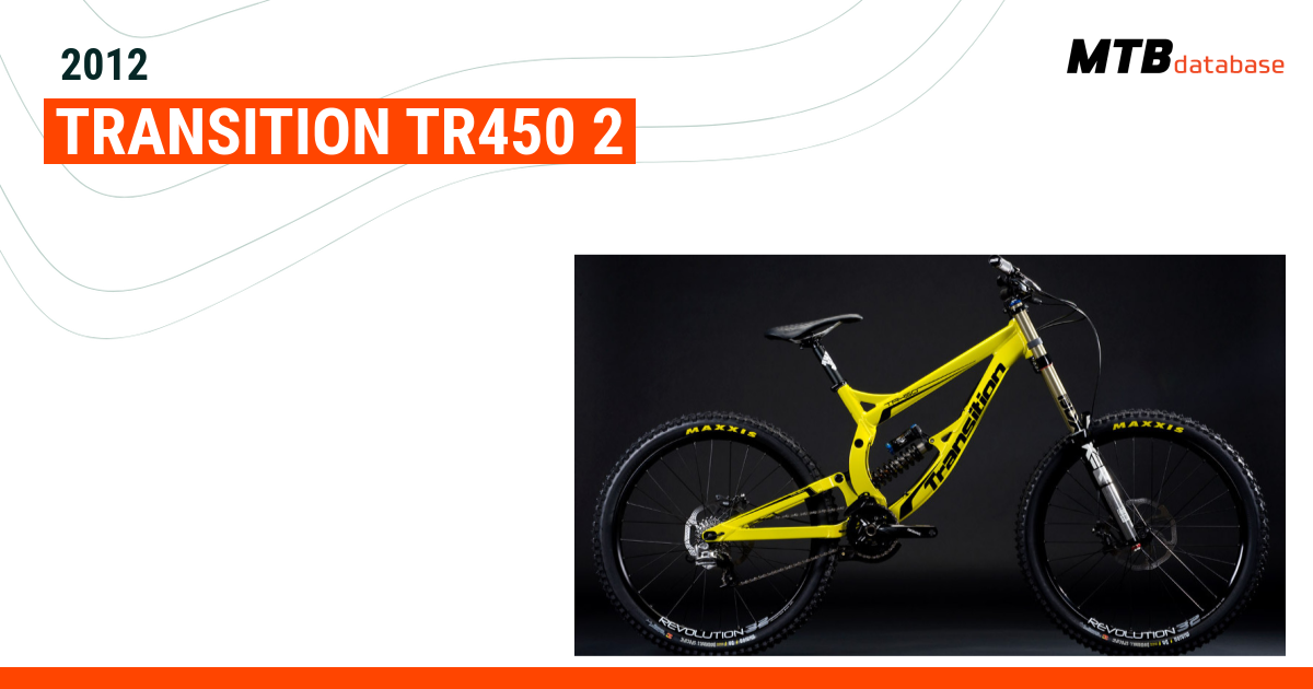 2012 Transition TR450 2 - Specs, Reviews, Images - Mountain Bike Database