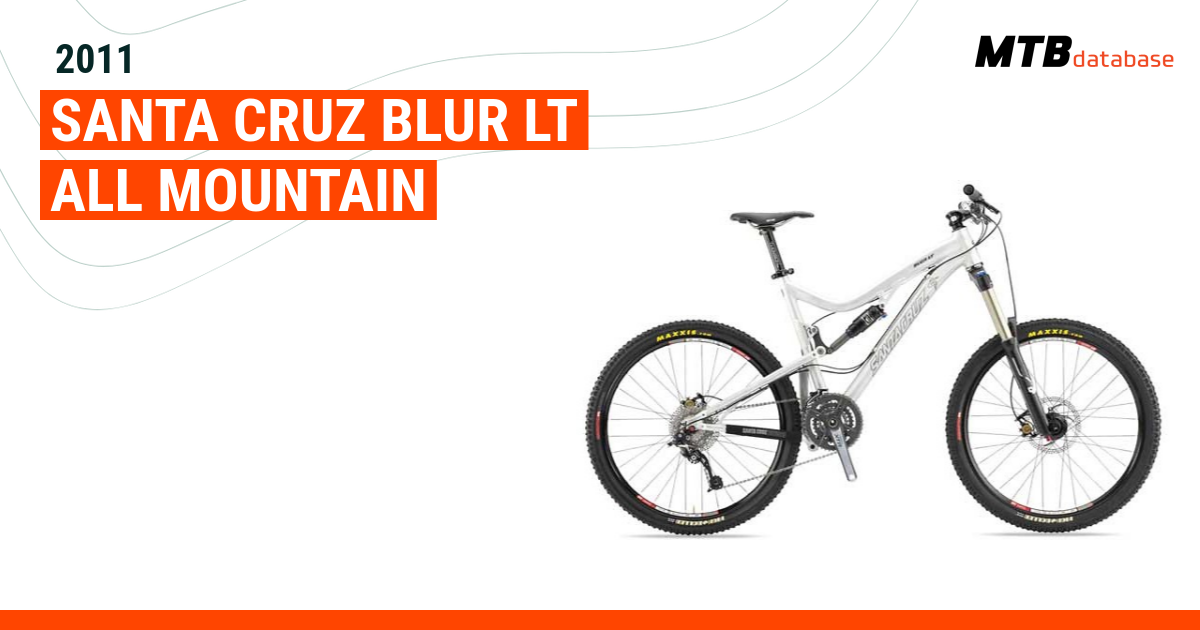 2011 Santa Cruz Blur LT All Mountain Specs Reviews Images