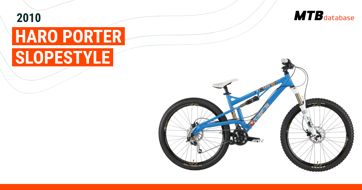 Haro slopestyle outlet bike