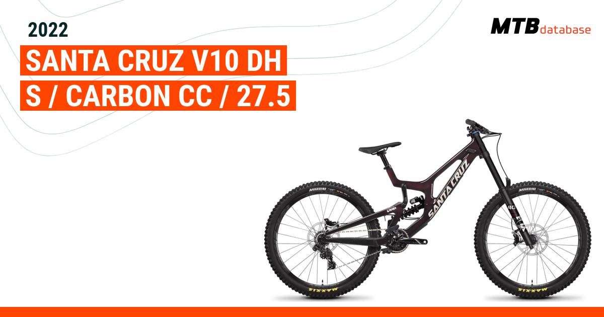 2022 Santa Cruz V10 DH S Carbon CC 27.5 Specs Reviews