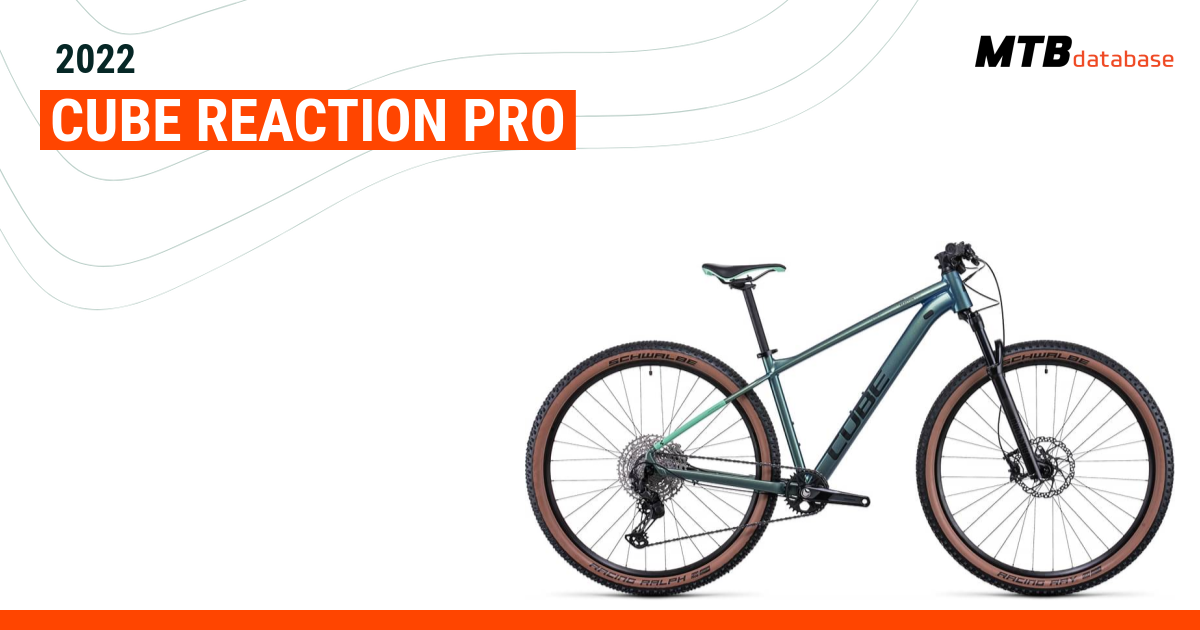 groef Gymnastiek voertuig 2022 CUBE REACTION PRO - Specs, Reviews, Images - Mountain Bike Database