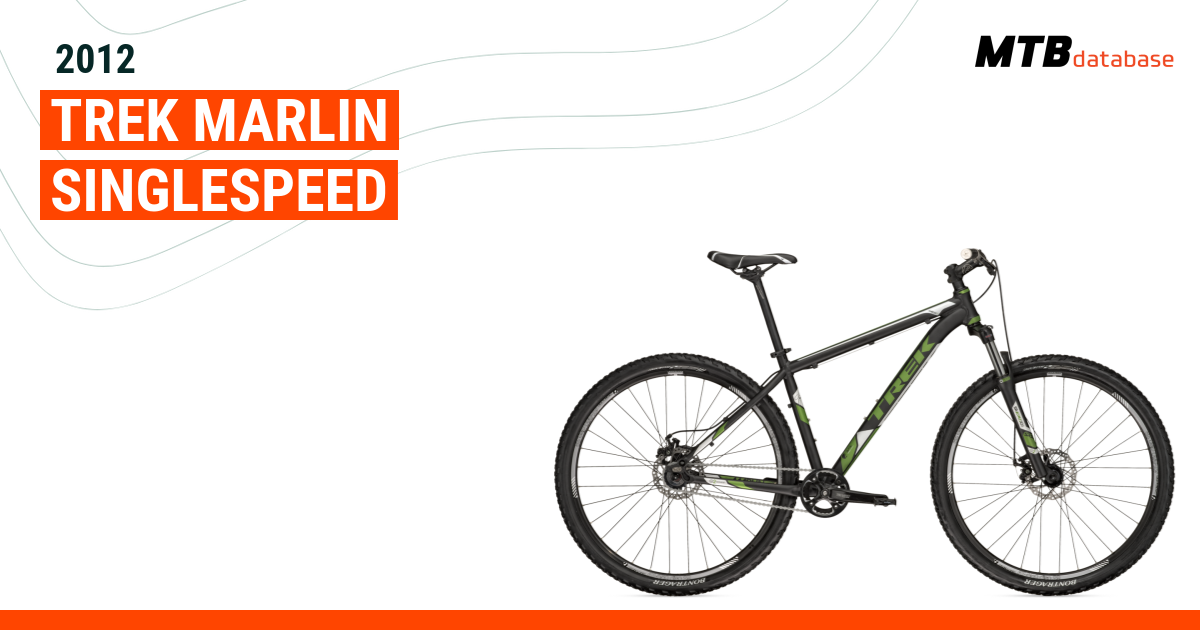 Trek marlin single sales speed