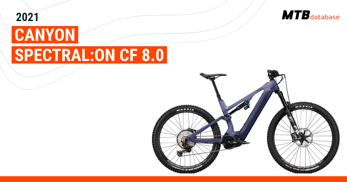 2021 Canyon Spectral ON CF 8.0 Specs Reviews Images Mountain