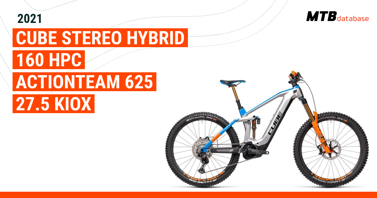 Cube stereo hybrid 160 hpc actionteam 625 best sale 27.5 kiox