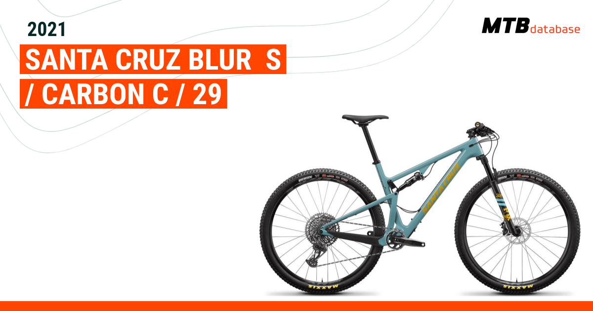 2021 Santa Cruz Blur S Carbon C 29 Specs Reviews Images