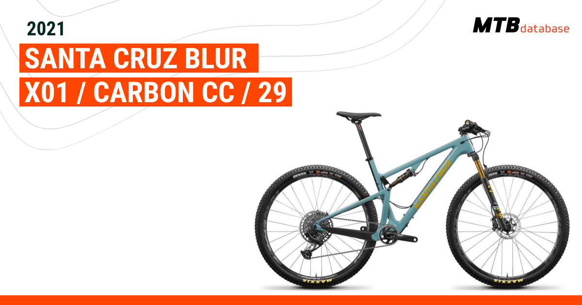 2021 Santa Cruz Blur X01 Carbon CC 29 Specs Reviews Images