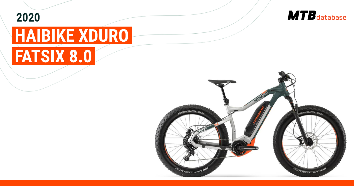 Haibike xduro cheap fatsix 8.0 2018